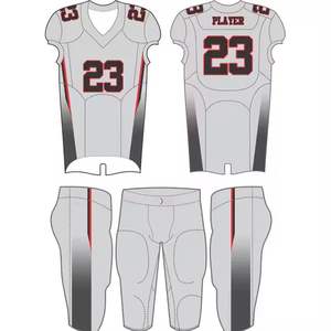 Camisetas personalizadas, camiseta de fútbol americano, 12 paneles, uniforme de fútbol americano, sublimación, transpirable, conjuntos de uniformes de equipo de fútbol - Product Image 2