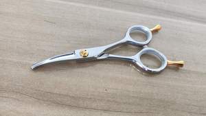 กรรไกรเล็มขนสุนัข/แมวทำจากสเตนเลสอุปกรณ์เสริมสวยสำหรับสัตว์เลี้ยงระดับพรีเมียม - Product Image 4