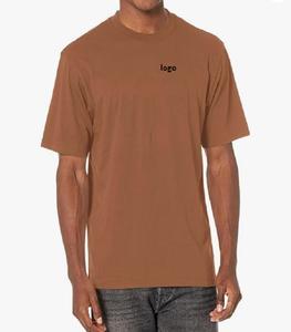 Camiseta al por mayor barata de secado rápido personalizada de alta calidad para hombre de manga corta en blanco color sólido estampado Camiseta de algodón supersuave - Product Image 1