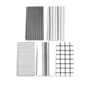 Serviettes de vaisselle de cuisine 100% coton brodées personnalisées de qualité pour exportateur avec logo privé personnalisé - Product Image 4