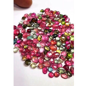 184 pièces de tourmaline multi naturelle 7x5mm 8x6mm 9x7mm ovale 4mm 5mm rond Cabochon 104 Cts Lot Iroc ventes cabine de haute qualité US $104 - Product Image 3