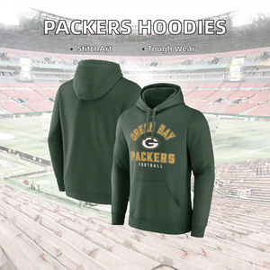 Sudaderas Personalizadas para Hombre 2025/26, Green Bay Packers, Sudaderas con Capucha, Corte Holgado, Tela Jersey, Bordado, Estilo Americano, Otoño - Product Image 4
