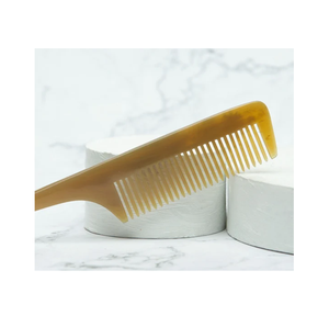 หวีฮอร์นธรรมชาติขนาดเล็กสำหรับใช้ส่วนตัวและร้านค้าหวีเขาควายออกแบบตามธรรมชาติ - Product Image 1