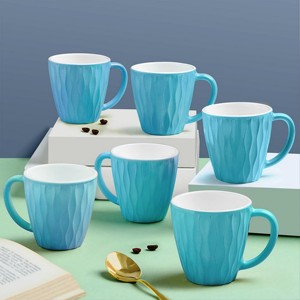 Taza de café de cerámica Juego de servidor de ensalada de madera y resina más vendidos y utensilios Artículos hechos a mano - Product Image 4