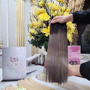 วิกต่อผมแท้จากเวียดนามชุดลูกไม้สีดำขนมิงค์613ต่อหนังกำพร้า - Product Image 4