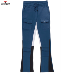 Pantalones acampanados de secado rápido para hombre, pantalones acampanados informales de alta calidad de algodón 2025 personalizados, venta al por mayor, 100% - Product Image 5