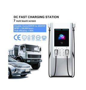 Estación de Carga Rápida DC de 60kW 80kW 120kW 160kW 180kW 240kW 320kW 360kW 480kW con Pantalla LCD para Carga Comercial y de Camiones Pesados - Product Image 1