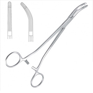 Pinzas de Histerectomía Manuales BALLENTINE, Instrumentos Ginecológicos de Acero Inoxidable, Certificación CE - Product Image 3