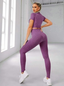 Nouveau Style Gym Wear Fitness Femmes Yoga Ensembles Workout Yoga Vêtements À La Mode Gym Sports Yoga Ensemble pour Les Femmes - Product Image 5