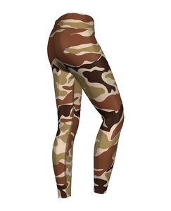 Collants de yoga pour femmes imprimé camouflage avec logo personnalisé pantalon imprimé numérique vêtements de yoga de sport de course à pied pantalon de costume - Product Image 3