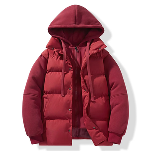 เสื้อแจ็คเก็ตผู้ชายแบบสองชิ้น ผ้าแคนวาส ระบายอากาศได้ดี แฟชั่นฤดูหนาว แขนยาว สไตล์สตรีทสุดเท่ - Product Image 2