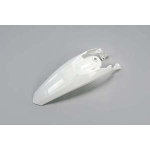 บังโคลนหลังสีขาวพร้อมเมาท์สำหรับ KTM EXC-F 450ชนิดบังโคลนหน้า2012-2016 - Product Image 1