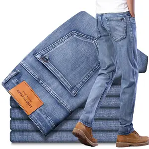 Fabrika yapımı düşük maliyetli pamuk Spandex resmi günlük kot pantolon tam boy Biker pantolon açık batı sokak tesisat pantolon