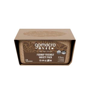 Barras de Proteína Veganas Orgánicas GoMacro MacroBar - Paquete Variado Apto para FODMAP (Barras de 2.0-2.3 Onzas, 12 Unidades) - Product Image 2