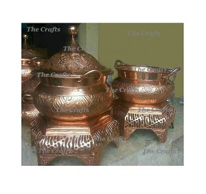 จานอุ่นอาหารทำจากทองแดงพร้อมจานอุ่นอาหารสำหรับงานเลี้ยงแต่งงาน - Product Image 3