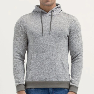 Sudadera con Capucha de Invierno para Hombre, Gruesa, 100% Algodón, Felpa, Diferentes Colores, Rib, Sudadera de Alta Calidad - Product Image 1