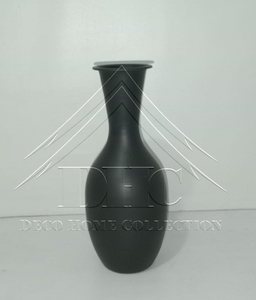 Florero de aluminio negro de tamaño estándar de diseño de Metal moderno de Venta caliente para la decoración del hogar - Product Image 2