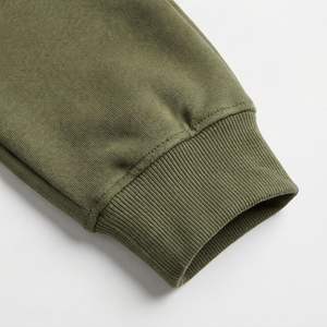 Conjunto de Ropa Urbana para Mujer, Cuello Alto, Cremallera, Pantalones Cortos de Lona, Logotipo Personalizado, Trajes de Invierno, Sudadera y Pantalones de Dos Piezas - Product Image 6