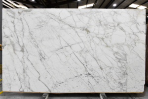 Best Decorative <b>White</b> Marble Slab Polished Natural Stone for Modern Interior Wall & Floor Waterproof for Hotels - Product Image 3