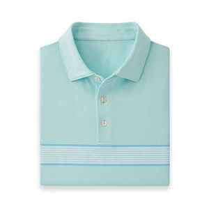 Pure Color 2025 último diseño hombres Polo camisetas 100% algodón de alta calidad Polo camisas Color sólido hombres Polo camiseta - Product Image 1