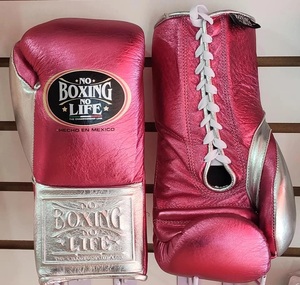 Guantes de Boxeo de Cuero Premium No Boxing No Life, Guantes de Entrenamiento y Sparring Duraderos de Alta Calidad - Product Image 4