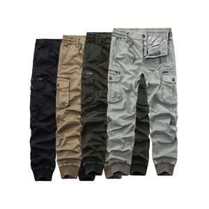 Pantalones Cargo impermeables de alta calidad, pantalones de chándal sólidos, Pantalones rectos para exteriores para hombres, pantalones Cargo tácticos, tarifa al por mayor OEM - Product Image 1