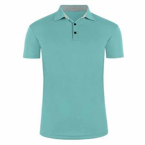 Polos de Manga Corta de Punto Sólido para Hombre Más Vendidos, de Secado Rápido, Casuales, de Verano, a la Moda, para Golf, al por Mayor - Product Image 1