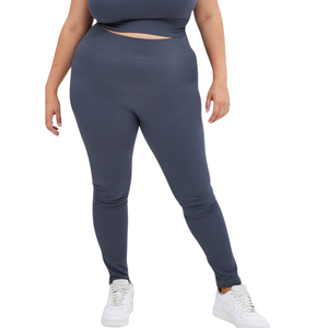 Leggings de Yoga Sin Costuras de Talla Grande con Cintura Alta, Tejido Elástico de Compresión, Ropa Deportiva de Soporte, Pantalones de Gimnasio para Mujer - Product Image 1