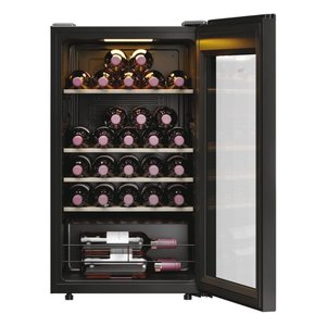 Cantinetta 34 botellas SERIE 3 Wine Bank 50 HWS34GGH1 Negro clase G (47,5x45,6x85cm) - Product Image 3
