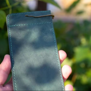 Soporte para Carpeta de facturas de restaurante Logotipo personalizado Tienda de restaurante Titular de recibos de tarjeta de crédito Bloc de facturas de cuero - Product Image 1