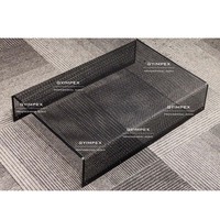 Grille de haut-parleur hexagonale en tôle métallique pour subwoofer Line Array, maille métallique 700*450*120mm