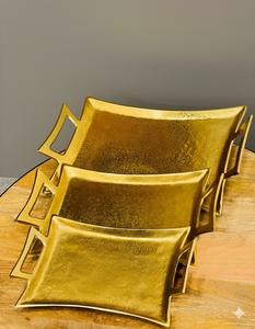 Premium Cast Aluminum <b>Serving</b> <b>Tray</b> For Modern Table Service Enhancing Food Presentation With Strong And Decorative Metal Design - Product Image 1