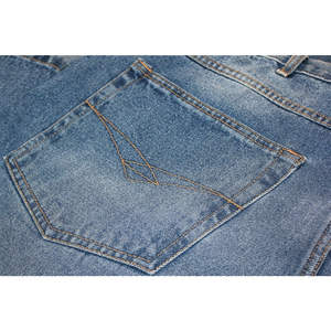 OEM conception personnalisée de jeans de haute qualité à la mode pantalon en jean Hip Hop pleine longueur pour hommes pantalon en jean ample à bas prix pour hommes - Product Image 4