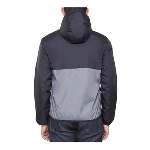 Chaqueta cortavientos de nailon estilo callejero hecho a medida para hombres adultos con capucha y cierre de cremallera servicio OEM de invierno - Product Image 2