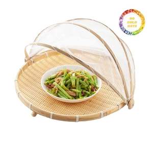 Cesta de bambú plana para vencería de alto volumen, varios tamaños, fabricante de Vietnam - Product Image 5