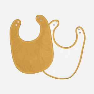 Bavoirs pour bébé en mousseline 100% coton, écologiques, lavables, jetables, doux, absorbants, imprimés sur mesure, fabricant en gros OEM - Product Image 2