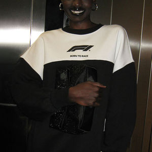 Sudadera con capucha para mujer Sudadera con capucha corta sólida Sudadera con capucha informal de manga larga - Product Image 3