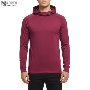 Sweat-shirts à capuche personnalisés avec logo, lourds, surdimensionnés, à épaules tombantes, pour hommes, en polaire d'hiver, séchage rapide, respirants - Product Image 1