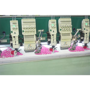 Machine à broder industrielle informatisée à 2 têtes multicolore nouvel état avec enroulement et ruban adhésif 1200 Rpm Vitesse moteur - Product Image 5