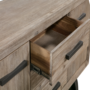 Commode 7 tiroirs en bois tiroir de rangement en bois massif plate-forme de rangement chambre à coucher de luxe de fabrication vietnamienne - Product Image 5