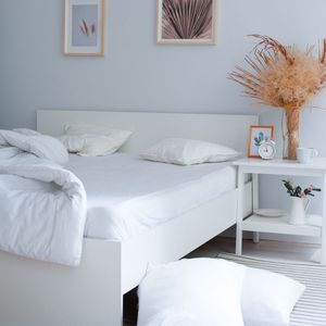 ชุดเครื่องนอนผ้าฝ้าย100% แบบระบายอากาศสำหรับโรงแรมผ้าปูเตียงแบบหรูหราขนาดควีนไซส์กำหนดเองได้ - Product Image 6