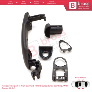 Manija de apertura de puerta exterior BDP1166 con orificio para sensor 806706656R para Fluence, Megane 3, Clio 4, Scenic 3, Captur 1 - Product Image 6