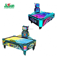 Machine de jeu de hockey sur air à monnayeur, couleur personnalisable, avec récupération des rondelles, pour centres de divertissement intérieurs et maisons familiales