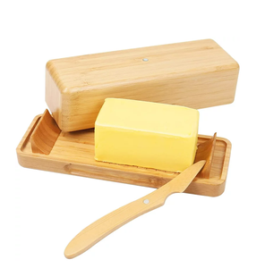Gardien de beurre en bois de style vintage Boîte à beurre créative Plat de conception personnalisée avec un design unique de qualité supérieure - Product Image 4