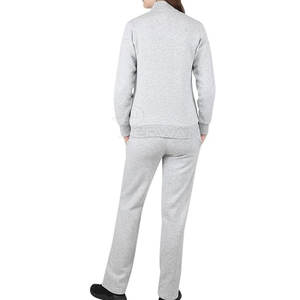 ชุดวอร์มผู้หญิงผ้าฝ้ายคอปกตั้งลายพื้นโลโก้ได้ตามต้องการ - Product Image 4