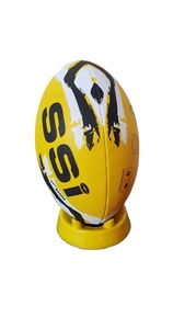 Pelota deportiva Premium para todo tipo de clima Pelota de rugby de goma duradera con agarre y equilibrio mejorados para entrenamiento y juego competitivo - Product Image 3
