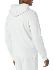 Sweat-shirt à capuche pour homme en polyester/coton French Terry, logo brodé personnalisé blanc et noir, coupe régulière, automne, taille plus - Product Image 2