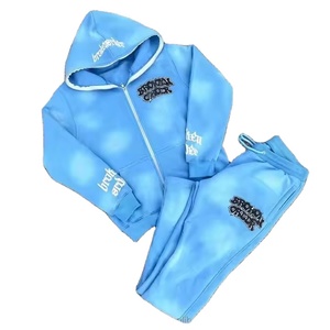 Survêtement Brodé Épais 2025 GSM à Fond Ouvert, Sweat à Capuche Court, Survêtement, Pakistan, 100% Coton, 450 Qualité Supérieure - Product Image 3