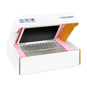 Impresión personalizada logotipo electrónica embalaje cajas de envío cartón corrugado portátil cajas de correo - Product Image 2