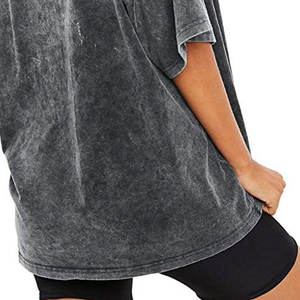 T-shirt pour femmes respirant et écologique, col rond, coton, tissu doux, coupe décontractée, anti-UV, séchage rapide, pour les promenades en plein air, les séances de sport - Product Image 6